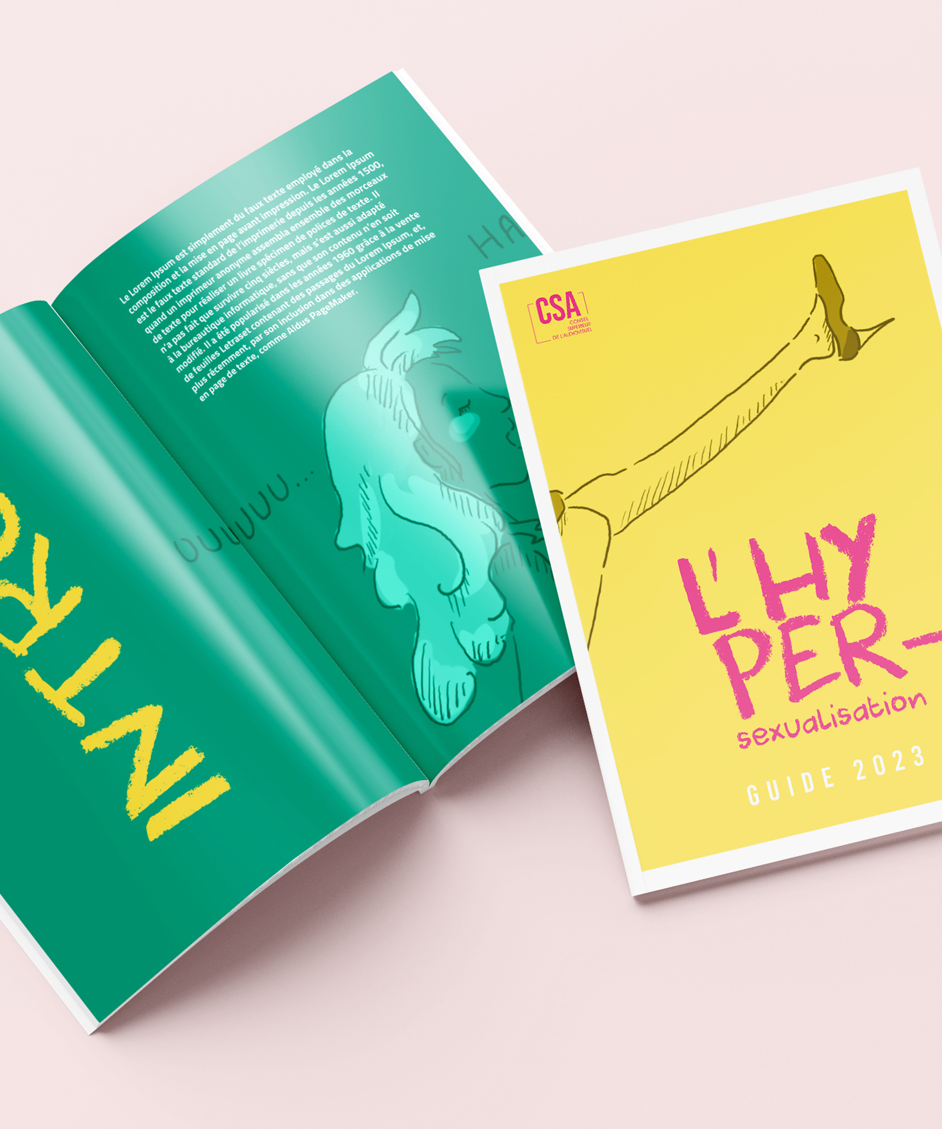 CSA - Conseil Supérieur de l'Audiovisuel - Graphisme - Identité visuelle - Periskop - Agence de communication - Studio graphique - Illustration - Guide