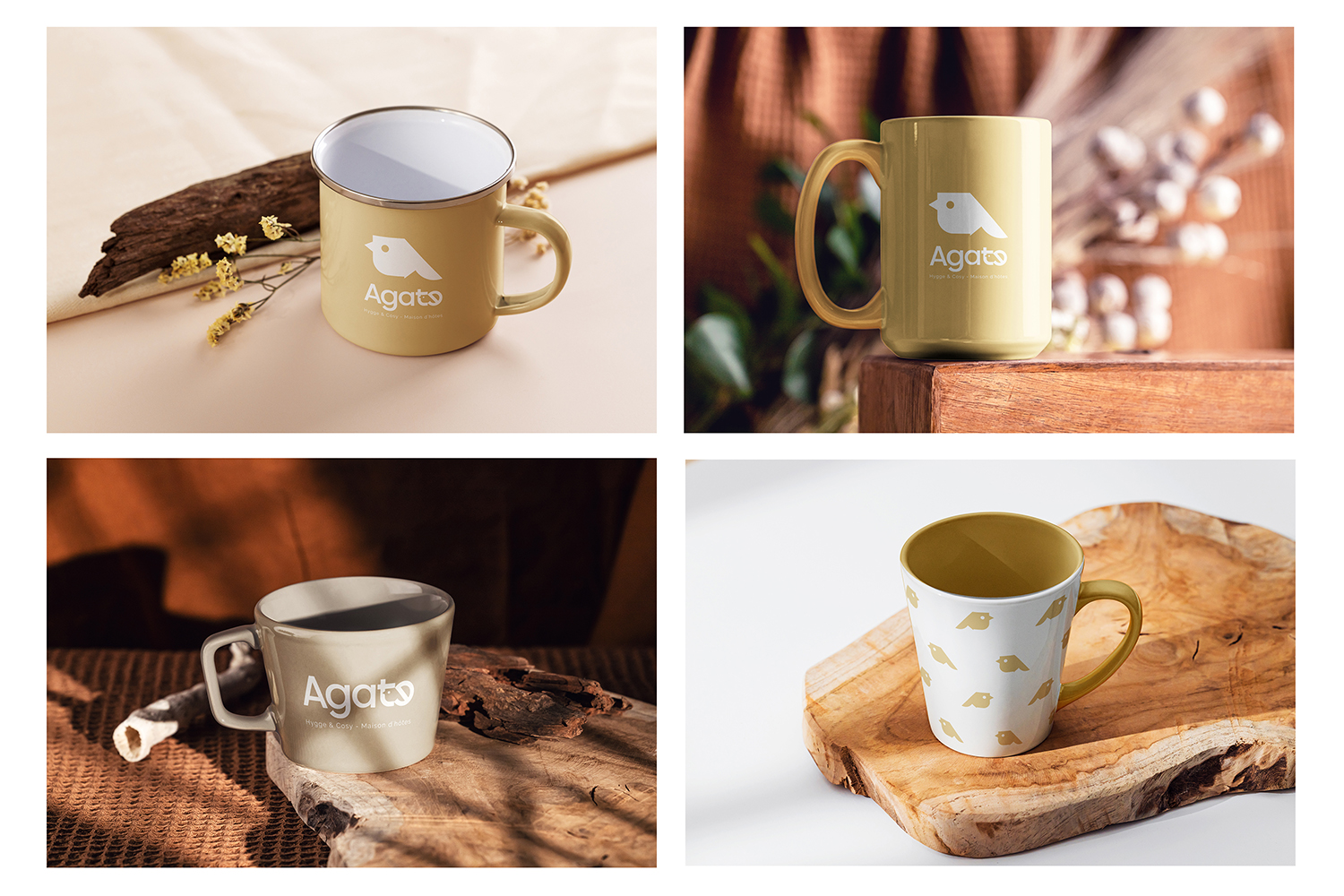 Agate - Maison d'hôtes - Location - Voyage - Liège - Graphisme - Identité visuelle - Site web - Accompagnement - Consulting - Coaching - Periskop - Agence de communication - Studio graphique - Supports de communication