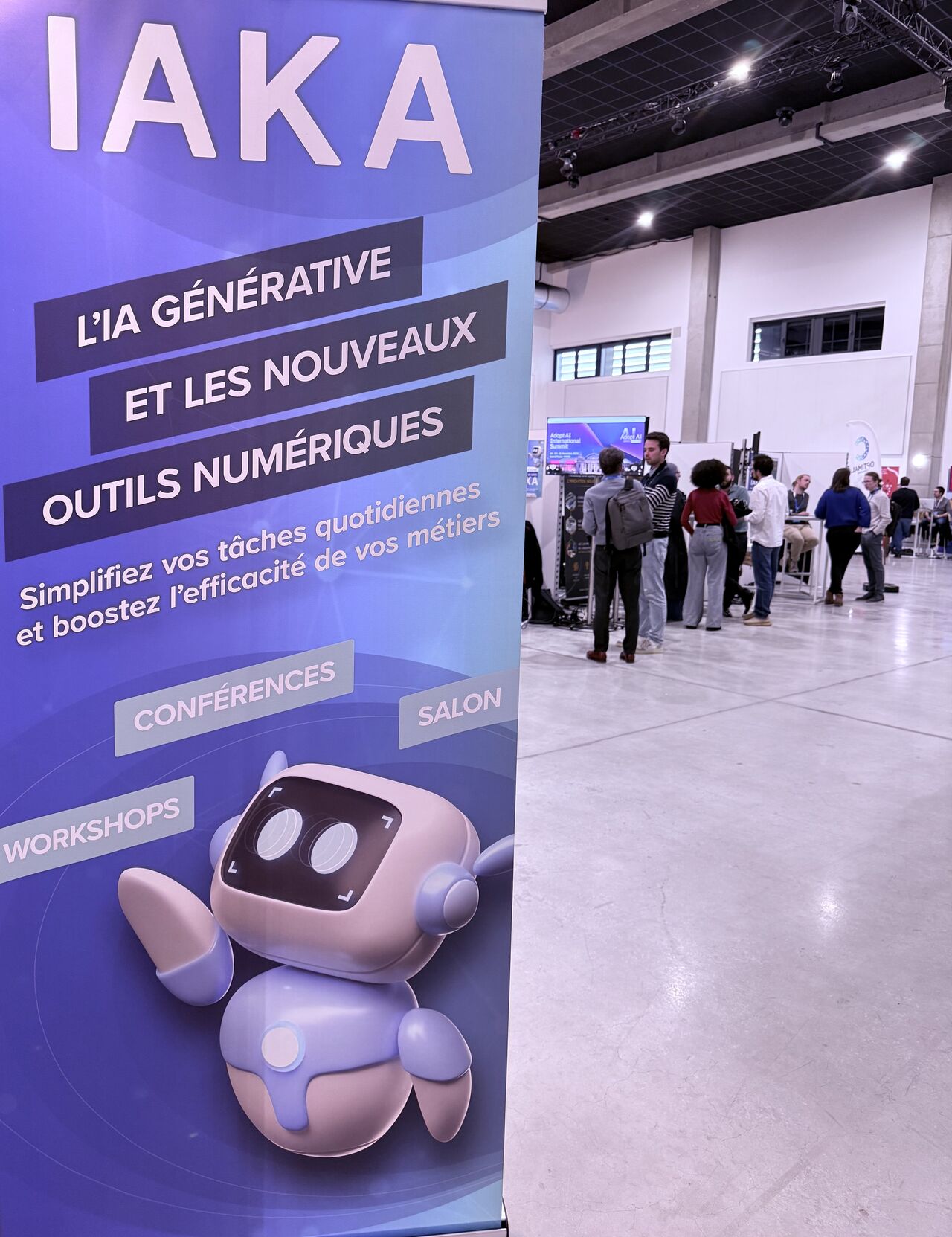 IAKA - Salon IA générative et nouveaux outils numériques - Namur - Periskop - Agence de communication - Studio graphique